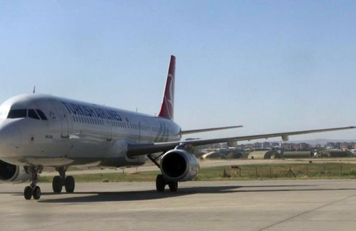 Batman'da inişe geçen THY uçağına kuş çarptı!