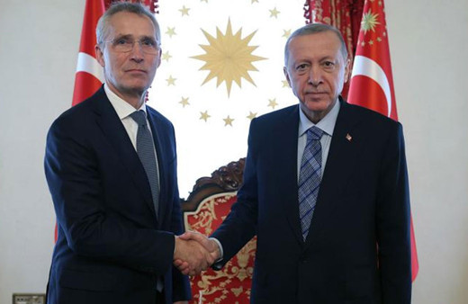 Cumhurbaşkanı Erdoğan, Stoltenberg ile görüştü