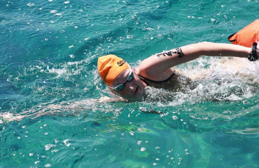 17. Uluslararası Meis-Kaş Yüzme Yarışı yapıldı