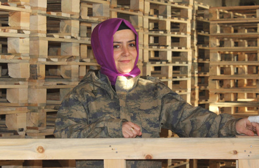 Kastamonu'da kadın girişimci, KOSGEB desteğiyle palet üreticisi oldu