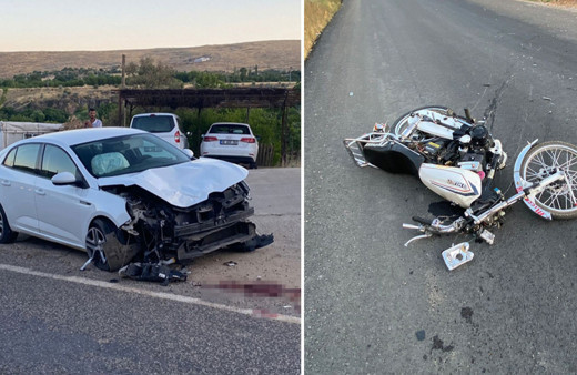 Adıyaman'da otomobille çarpışan motosikletin sürücüsü öldü!