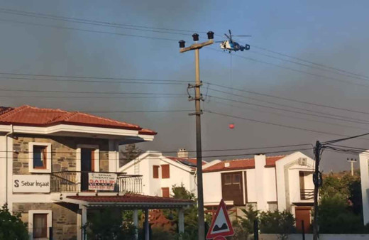 Datça'da orman yangını! Ekipler karadan ve havadan müdahale ediyor