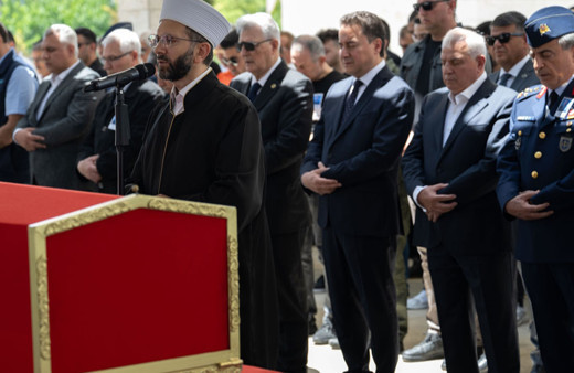 DEVA Partili emekli Korgeneral Mehmet Şanver son yolculuğuna uğurlandı