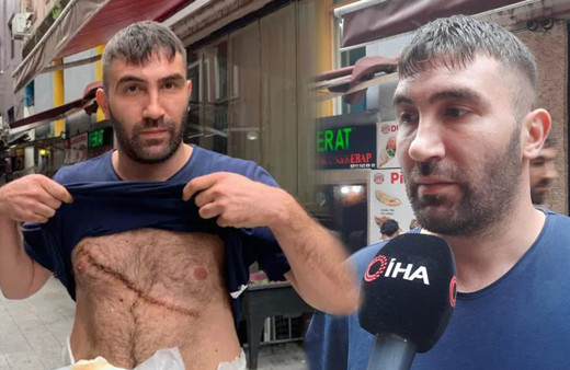 Taksim'de defalarca bıçaklandı, ölümden döndü! Dehşet anlarını anlattı: "Göz bebekleri normalden büyüktü"