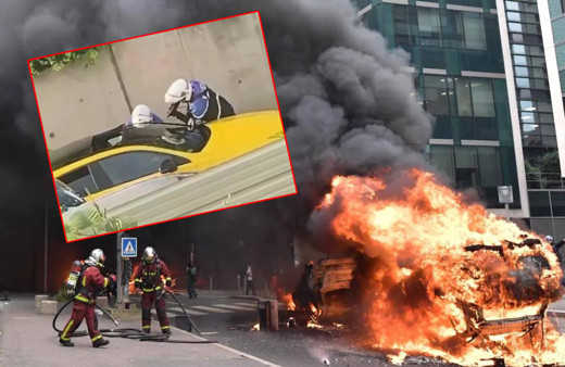 Fransa'da kriz büyüyor! Her şey böyle başladı: 17 yaşındaki gencin vurulma görüntüleri ortaya çıktı!