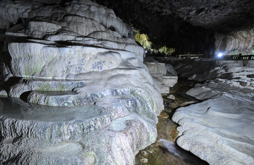 Yerin altındaki Pamukkale: İşte Kaklık Mağarası