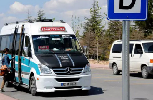 Konya’da minibüs ücretlerine zam geldi!
