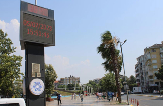 Aydın’da termometreler 38 dereceyi gösterdi!