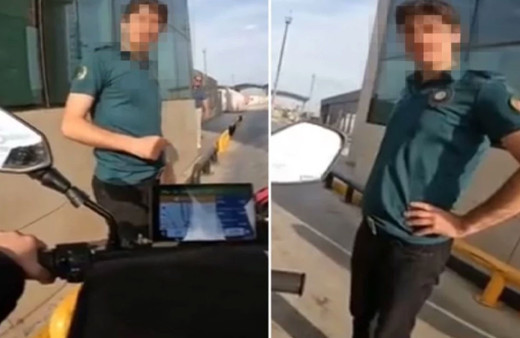 Gümrük memurundan İngiliz turiste taciz! Video sonrası soruşturma başlatıldı