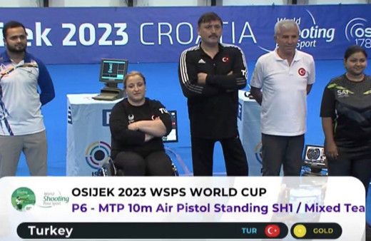 Para atıcılıkta Türkiye altın madalya kazandı!