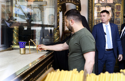 Zelenski'den 'Rum Patrikhanesine' sürpriz ziyaret!