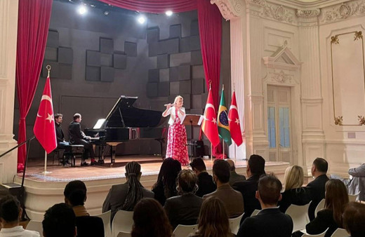 Brezilya'da Türkiye Cumhuriyeti'nin kuruluşunun 100. yılı dolayısıyla konser verildi