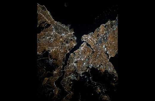 Arap astronot uzaydan İstanbul'un fotoğrafını çekti!