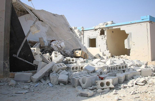 Tel Rıfat'ta yuvalanan PKK/YPG'li teröristlerden Azez ilçesine roketli saldırı