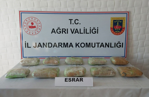 Gürbulak Gümrük Kapısı'nda bir tırda 10 kilo 580 gram uyuşturucu bulundu!