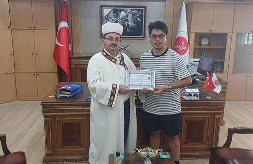 Tekirdağ'da bir Tayvan vatandaşı Müslüman oldu!