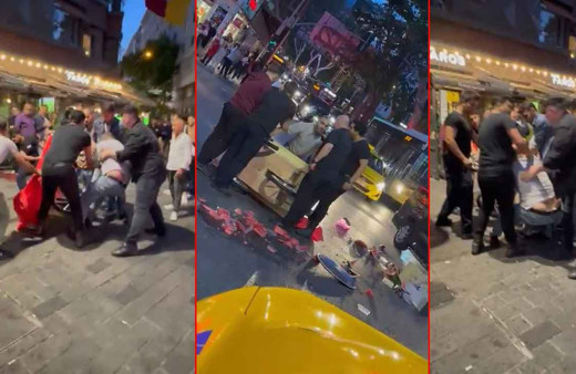 İstanbul'da vicdansız zabıta dehşeti! Ekmek teknesine sarılıp direndi, tezgahını böyle dağıttılar...