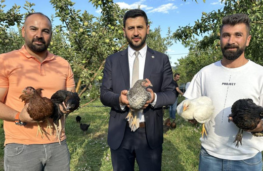 8 civcivle işe başlayan 4 öğretmen bin 200 tavuklu çiftlik kurdu