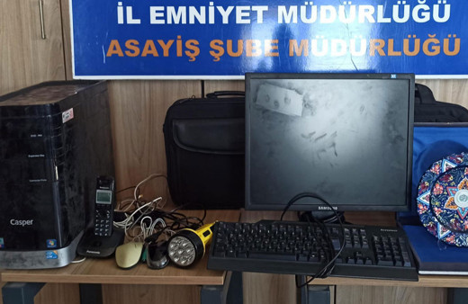 Edirne'de okuldan hırsızlık yapan 2 zanlı tutuklandı!