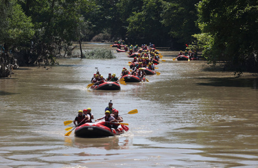 Melen Çayı'nda selin ardından rafting turları yeniden başladı!