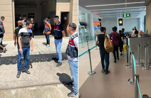 Yasa dışı yollarla Türkiye'ye giren 12 düzensiz göçmen sınır dışı edildi!