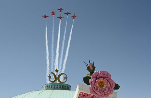 SOLOTÜRK Isparta semalarında gösteri yaptı!