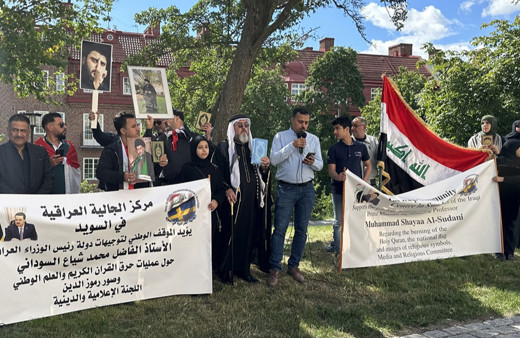 İsveç'te Kur'an-ı Kerim'e ve Irak bayrağına saygı programı!