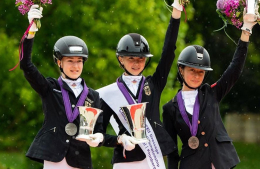 Genç binici Lal Mira Gürgen, Avrupa üçüncüsü oldu!