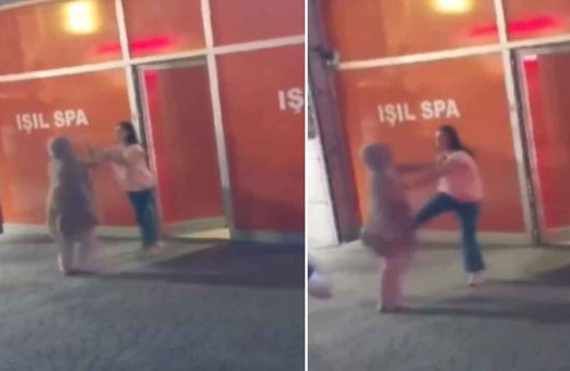 Kocasının gittiği masaj salonunu bastı, tekme tokat kavga etti! Ortalığı birbirine katan kadın: "İçeride bir sürü adam köpükleniyor"
