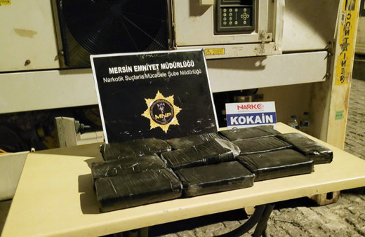 Mersin Uluslararası Limanı'nda 11 kilogram kokain ele geçirildi!