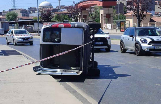 Kaza yaptı, kadın İHA muhabirini, tehdit etti!