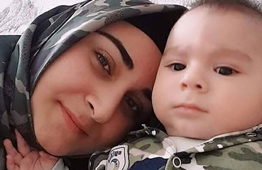 Terör örgütü tarafından şehit edilmişlerdi! Şehit bebek Bedirhan ve annesi unutulmadı