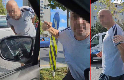 İstanbul'da maganda dehşeti kamerada! Doktora küfürler, aracına tekme ve yumruklar savurdu!