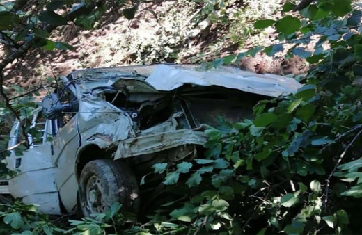 Giresun'da acı kaza! Hakimiyetini kaybetti, şarampole yuvarlandı: 1 ölü 6 yaralı