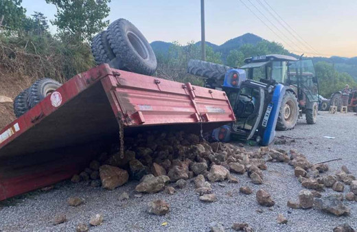 Bolu'da traktör kazası: 2 buçuk yaşındaki Merve öldü
