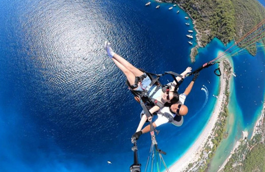 Yamaç paraşütünde Babadağ'dan 7 ayda 102 bin uçuş gerçekleşti