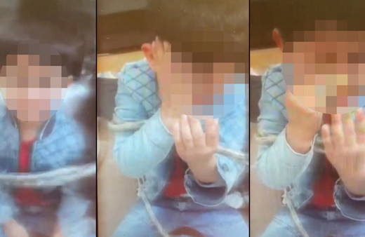 Çocuklarını birbirine bağlayarak işkence uyguladı! Vicdansız baba kendisini bakın nasıl savundu