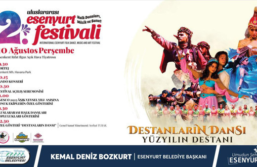 "2. Uluslararası Esenyurt Halk Dansları, Müzik ve Sanat Festivali" yarın başlıyor