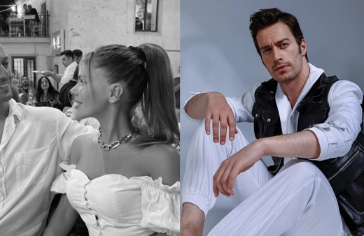 Camdaki Kız'ın Sedat'ı Feyyaz Şerifoğlu sevgilisi Merve Dinçkol'la pozuna bakın!