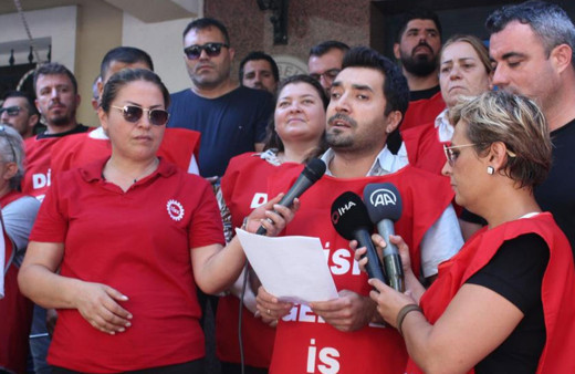 İzmir'de bin 200 işçiden iş bırakma eylemi!