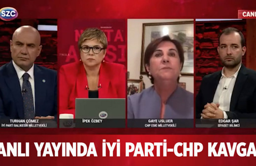 Canlı yayında kavga çıktı! CHP ve İYİ Parti vekilleri birbirine girdi