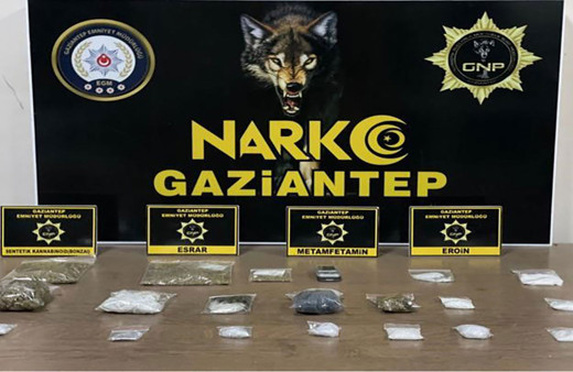 Gaziantep'te uyuşturucu operasyonu! Çok sayıda uyuşturucu madde ele geçirildi