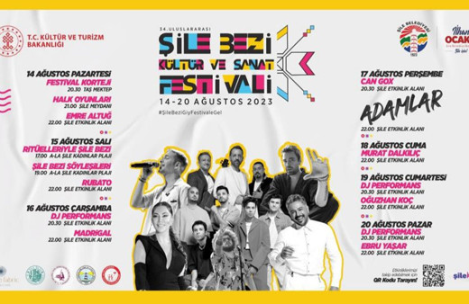 34'üncü Uluslararası Şile Bezi ve Kültür Festivali başlıyor!