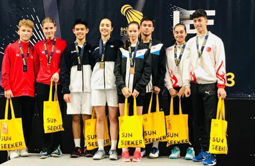 U17 Avrupa Badminton Şampiyonası: Nisanur Çimen ile Gökay Göl üçüncü oldu!