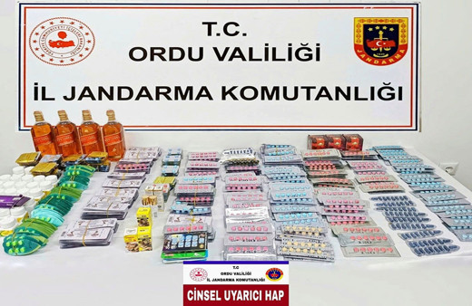 Ordu'da uyuşturucu operasyonu! Çok sayıda cinsel uyarıcı uyuşturucu ele geçirildi