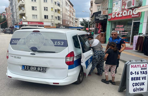 Bilecik'te zabıtalardan vatandaşları rahatsız eden dilencilere ceza!