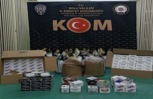 Bolu'da kaçak sigara operasyonu! 5 milyon değerinde kaçak sigara ürünleri ele geçirildi