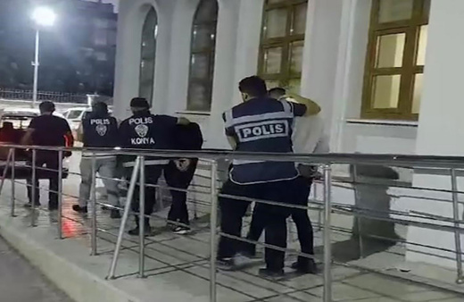 Konya'da otomobil hırsızlarına operasyon! 4 aracı çalıp kameralara yakalandılar