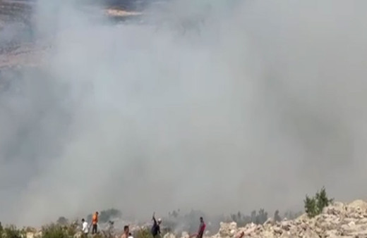 Diyarbakır'da yangın çıktı! Askeri helikopter de destek veriyor