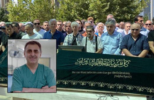 Odasında ölü bulunan ünlü doktor son yolculuğuna uğurlandı